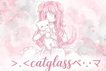 > . <catglassﾍ・.・ﾏ