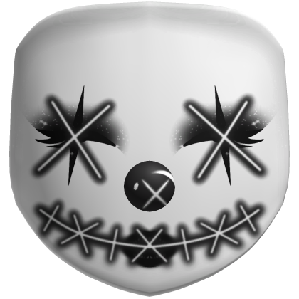 Stitched Dark Glam Clown Mask