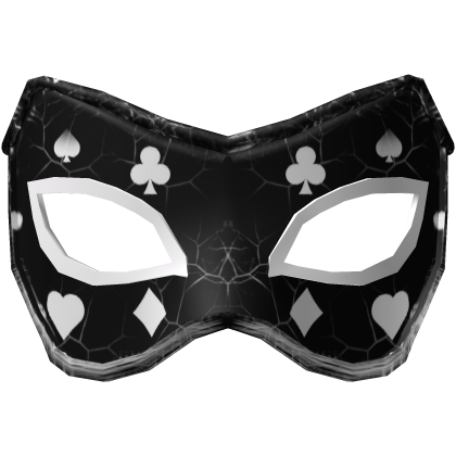 Black & White Masquerade Party Eye Mask