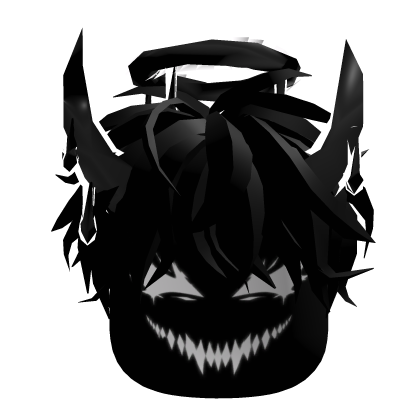 Vkei Tryhard Demon Dark Shadow Neon Boy Messy Hair
