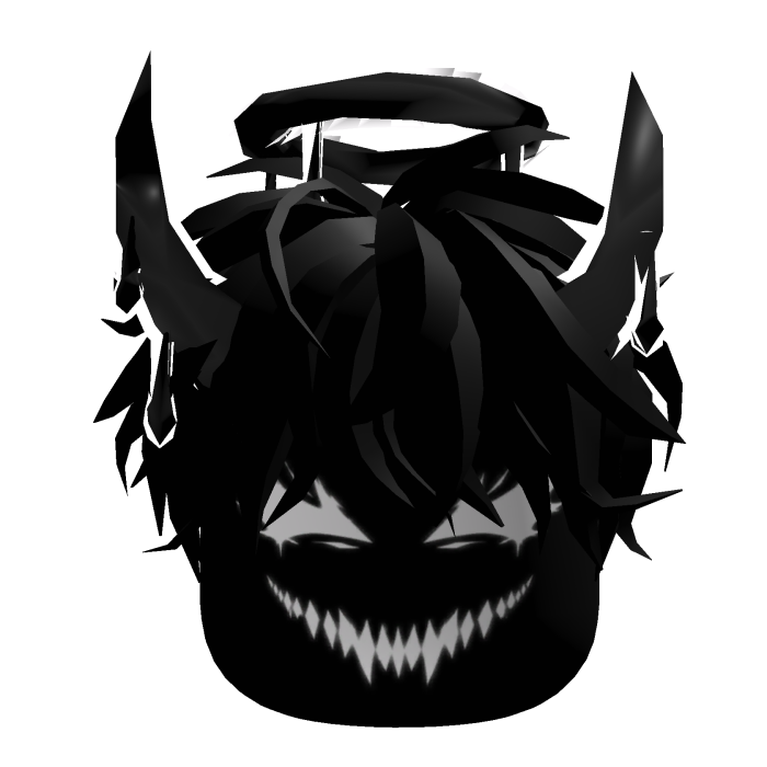 Vkei Tryhard Demon Dark Shadow Neon Boy Messy Hair