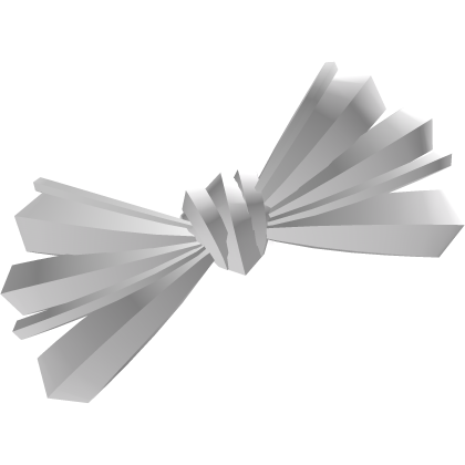 🕸️๋. ⭑ Mourning Scene Bow || White