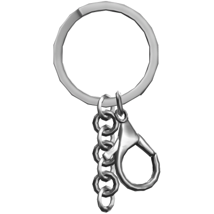 Keychain on Head Silver