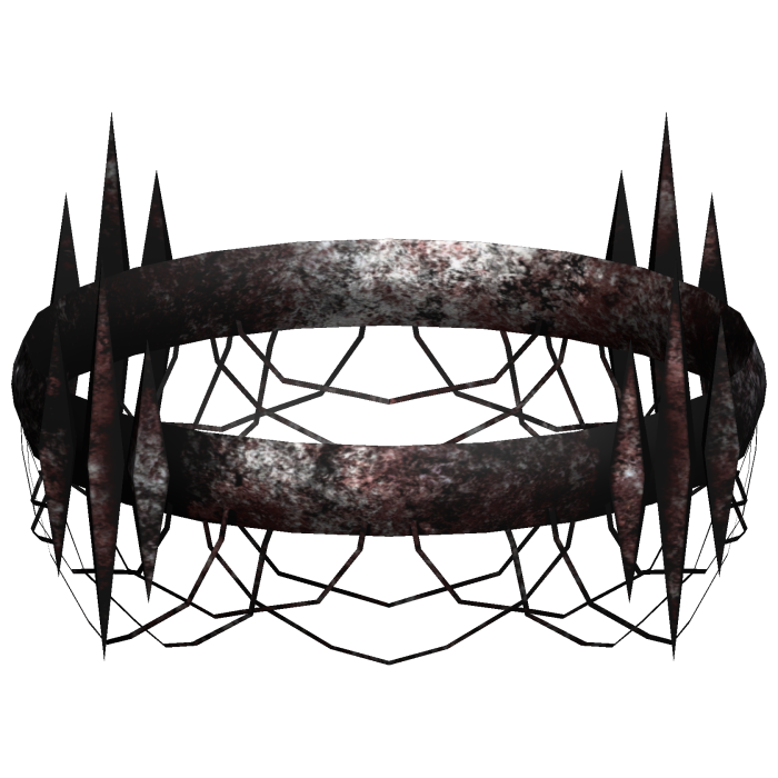 Dirty Gothic Horror Halo Crown