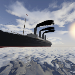 The death of the Lusitania.