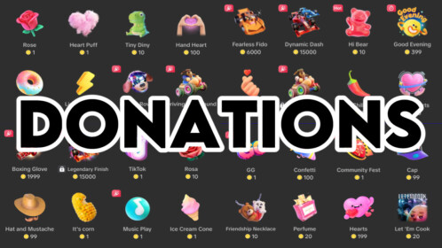 DONATIONS APPRECIATED!