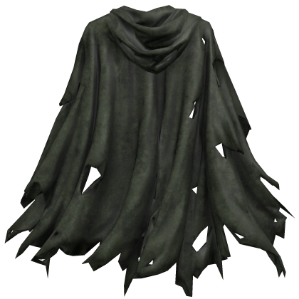 Tattered Cloak Cape Coat - Military Green