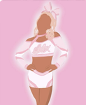Cheering purple divas