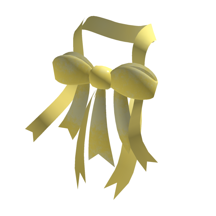 Yellow Goddess Bow for Korblox