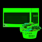 radioactive & microwaved clothing