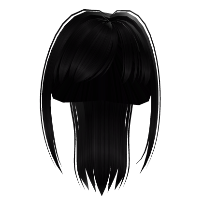 y2k Ponytail (black) Roblox item