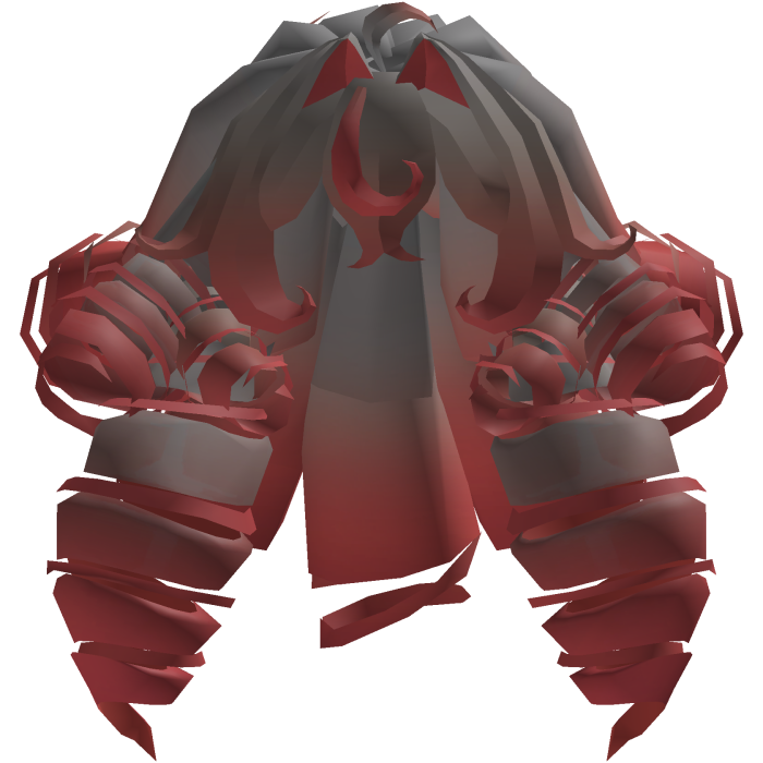 Gray-Red Curls Long Hair 2.0