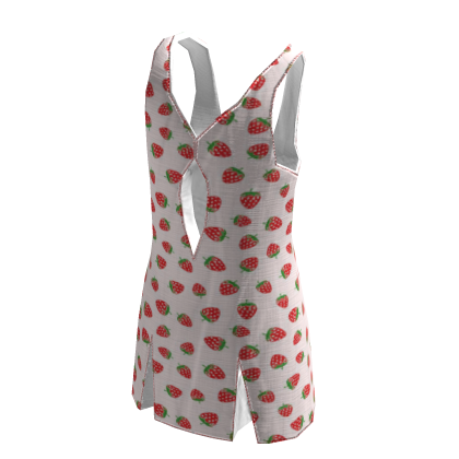 Summer strawberry dress thumbnail