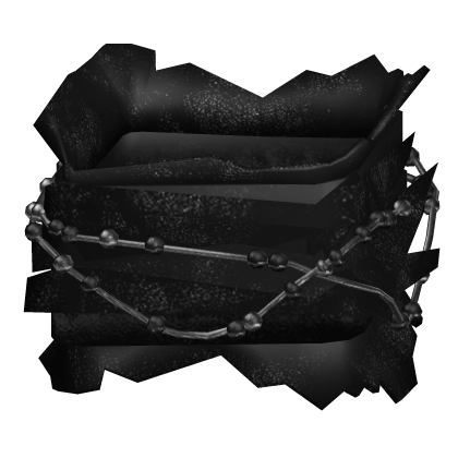 Black Beaded Scarf Right Arm Wrap