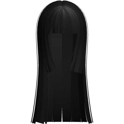 extra long hime moe japanese anime girl (black)