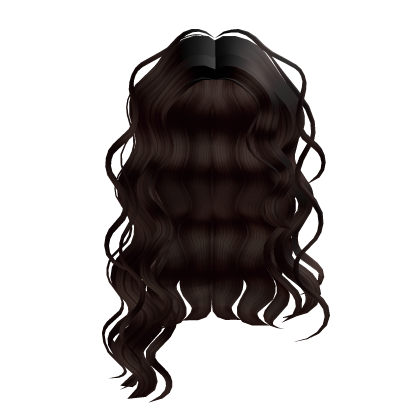 Long Curly Brown Hair Roblox item