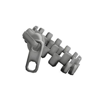 Y2k Emo Silver Zipper Bracelet | Roblox Item - Rolimon's