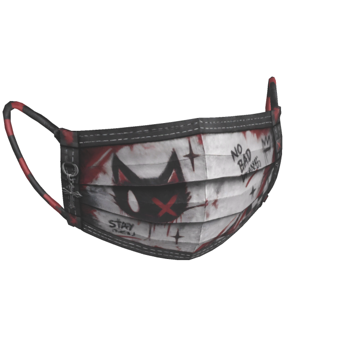 Cyberpunk Grit Graphic Mask