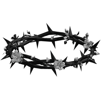 Thorns Crown With White Flowers Roblox item