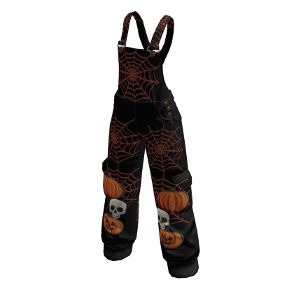 Halloween Overalls Black