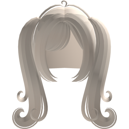 ♡ cute swirly curly pigtails in blonde  Roblox item