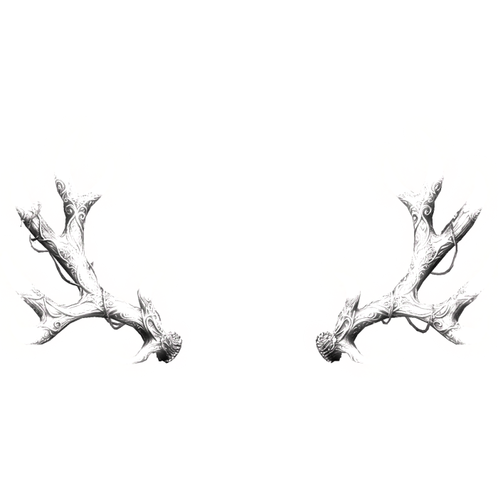 Glowing Elven Antlers - Emissive White