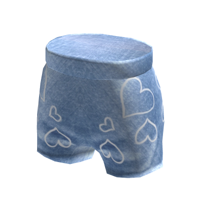 Denim Shorts with Hearts thumbnail