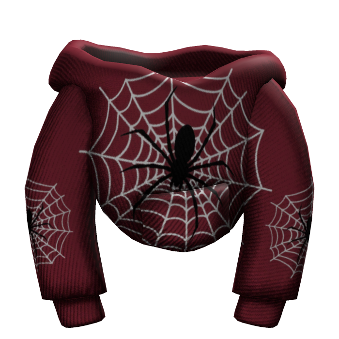 maroon Designer  Spider Web male Hoodie