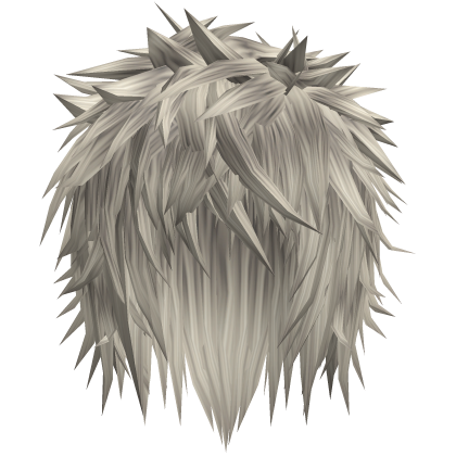 ash blonde gothic messy emo boy hair