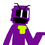 Purple kids and guy