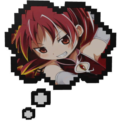 Kyoko Sakura MADOKA MAGICA | Thinking Bubble 