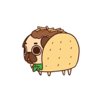 PUGz in a hotdog :3