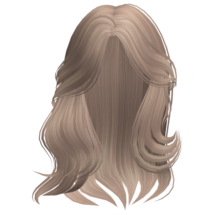Lush Stylish Model Girl Hair (Milktea) Roblox item