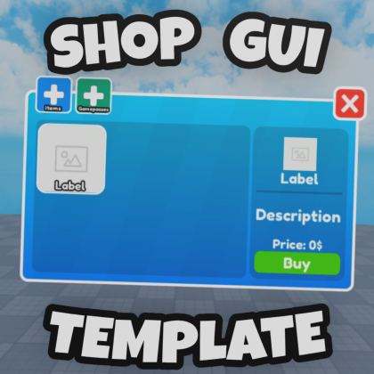 Shop Gui Template [2024] (Without Scripts)