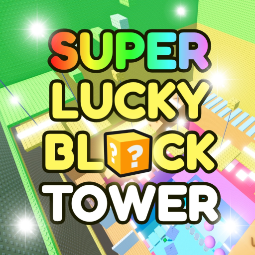 Super Lucky Block Tower official Roblox game thumbnail
