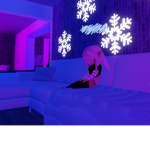 Black pink sky