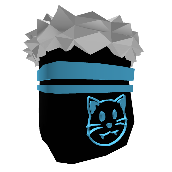 Blue Cat Gauntlet with Paws (Left)
