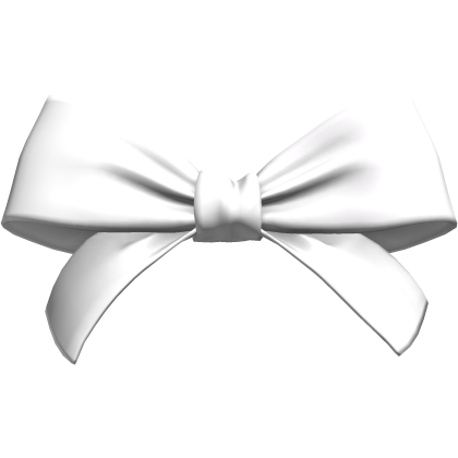 White Coquette Oversized Hair Bow
