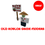 old Roblox game finder's