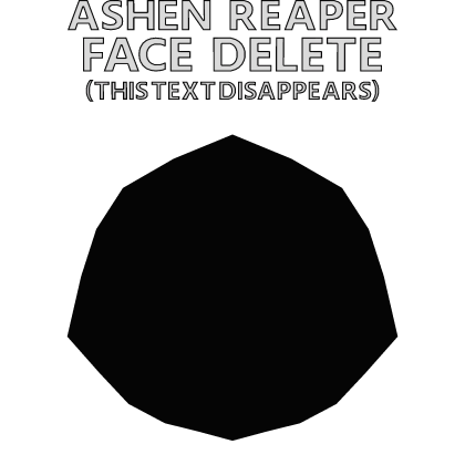 ADDON - Ashen Reaper Face Delete