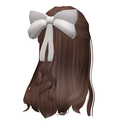 Light Brown Stylish Curly Hair Half Up Ponytail  