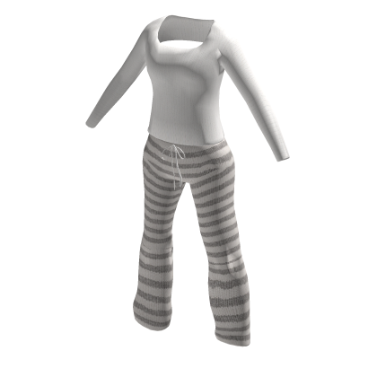 Baddie Striped Pants & Tight Top