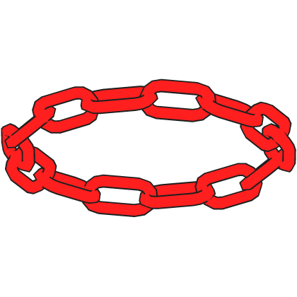 Glowing Chainlink Halo Red Black