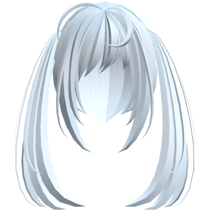 thick messy anime moe pigtails blue Roblox item