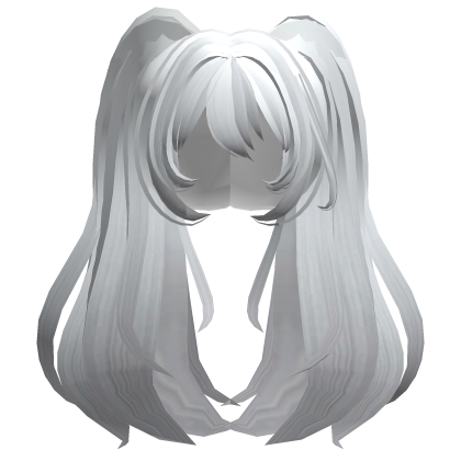 Miku Fluffy Twintails - White Hair Roblox item