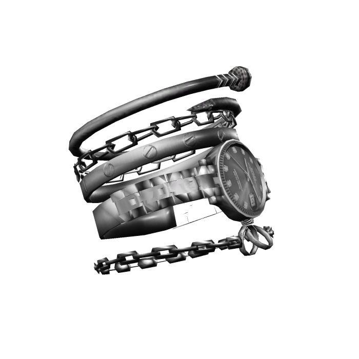Luxury Chrome Bracelet Stack