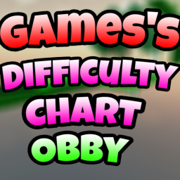 Games's Difficulty Chart Obby (SUMMER/ANIVERSARY!)