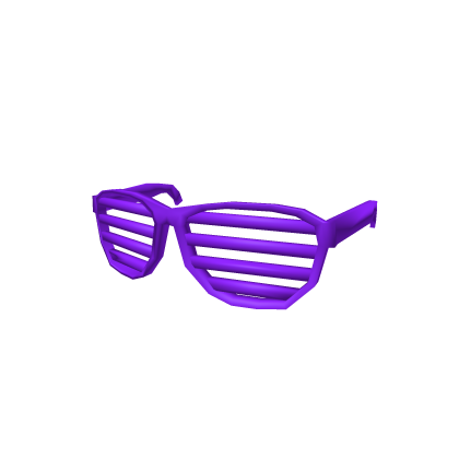 Purple Shutter Shades