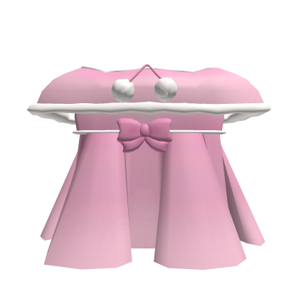 pink white cute christmas fluffy winter bow dress