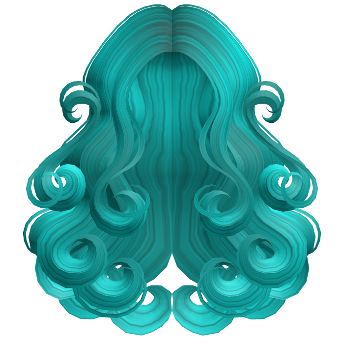 Kawaii Cloud Nine Swirls Aquamarine